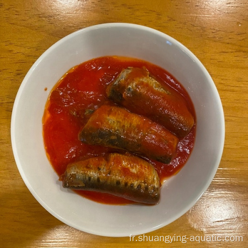 Poisson de sardine en conserve à la sauce tomate 125G 425G